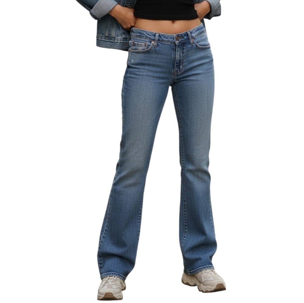 Seven7 New Denim Jeans Low-Rise Straight Leg Size 30